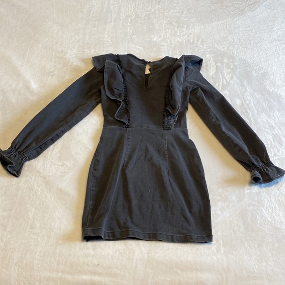 Divided by H&M faded black Jean dress. size XXS. New with tags.​ - Picture 5 of 6
